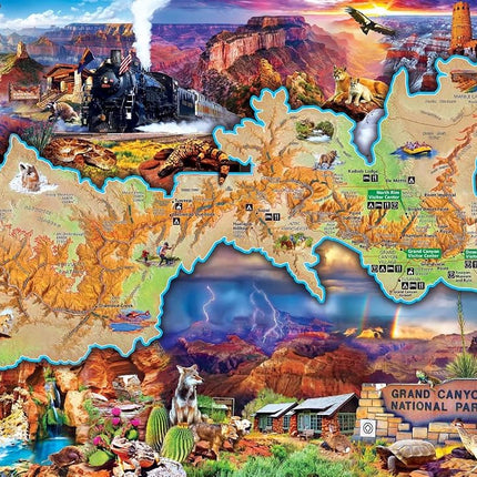 MasterPieces - 1000 Piece Jigsaw Puzzle, Grand Canyon National Park, Fun for Adults, Family, Kids 19.25"x26.75"