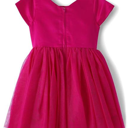 Gymboree Girls and Toddler Short Sleeve Dressy, Magenta, 18-24 Months