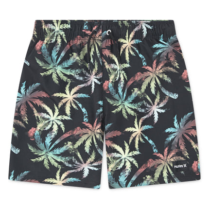 Hurley Layered Palm Tree Pull On Swim Shorts, Mult