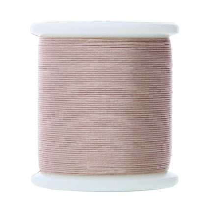 The Beadsmith Natural Nylon Beading Yarn, 100% Pre-Waxed Japanese Nylon, 330TEX, Knot-Resistant Knotting Cord, 50m Reel, Use for Seed Bead Projects, Crafts