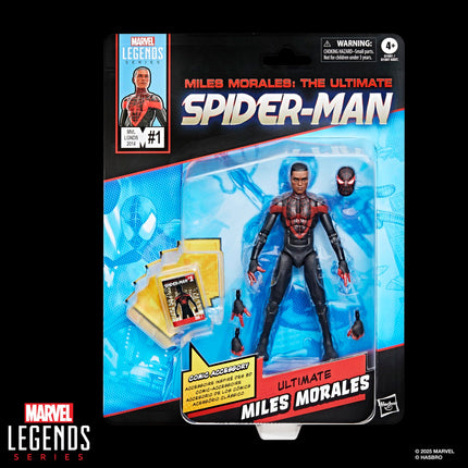 Marvel Legends Series Ultimate Miles Morales Spider-Man Action Figure