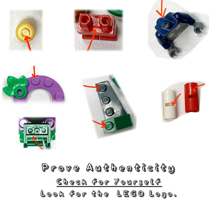 LEGO Parts and Pieces - 50 Pcs Mixed Lot of White 1X1 Tile (Full Eyes, Partially Closed Eyes, and Closed Eyes) Plus Minifigureland Tile