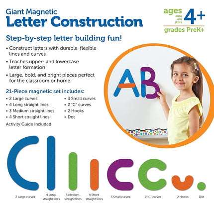 Learning Resources Magnetic Letter Construction Demonstration Set