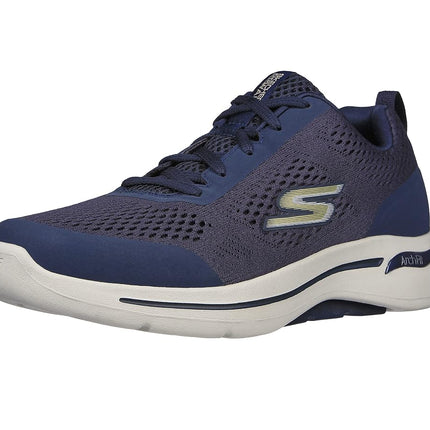 Skechers Go Walk Arch Fit - Idyllic Navy/Gold 14 EE - Wide