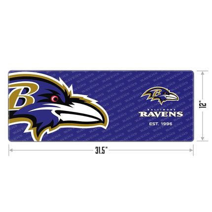 YouTheFan NFL Baltimore Ravens Logo Series Desk Pad SMU