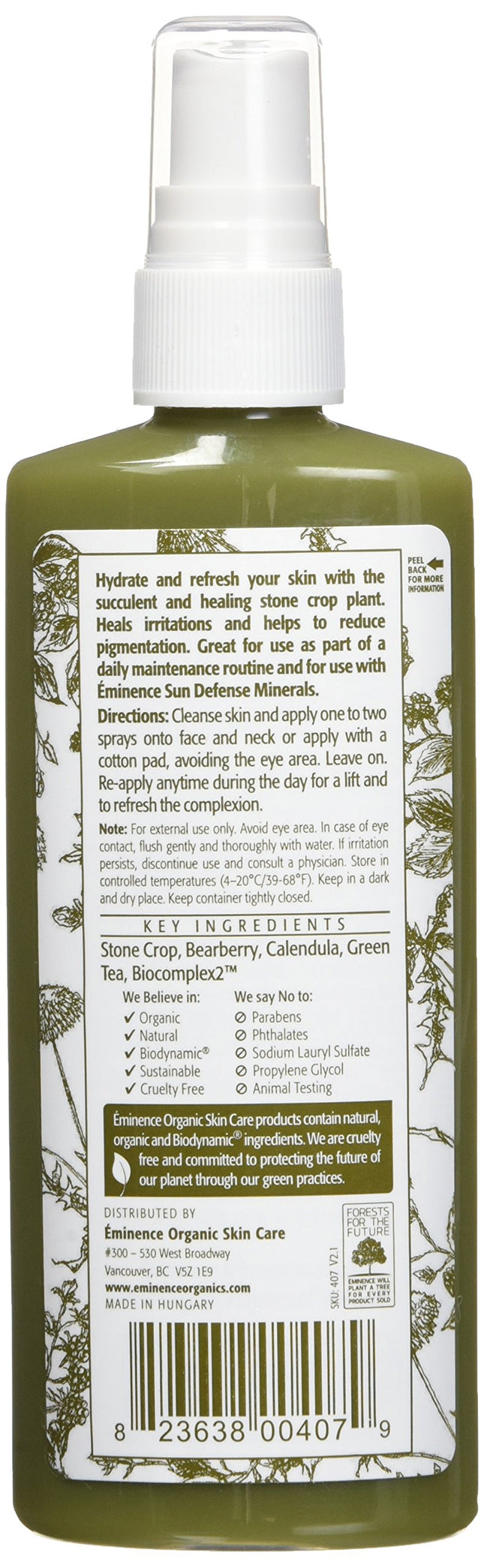 Eminence Stone Crop Hydrating Mist 4.2 oz