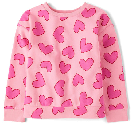 The Children's Place Girls' Long Sleeve Crew Neck 