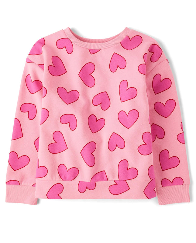 The Children's Place Girls' Long Sleeve Crew Neck 