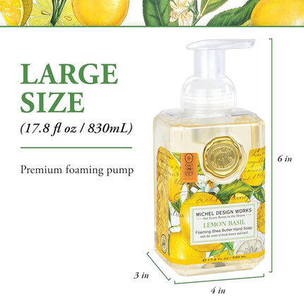 Michel Design Works Scented Drawer Liners Foam 17.6 Oz. Lemon Basil