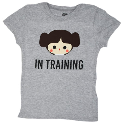 Star Wars Big Girls' Classic in Train Cap Sleeve T-Shirt, Heather Grey, XL-16