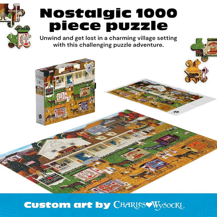 Buffalo Games - Silver Select - Charles Wysocki - Storin' Up - 1000 Piece Jigsaw Puzzle for Adults Challenging Puzzle Perfect for Game Nights