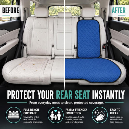 FH Group Universal Neosupreme Seat Protectors - Rear Set for Most Cars, Trucks, SUVs or Vans