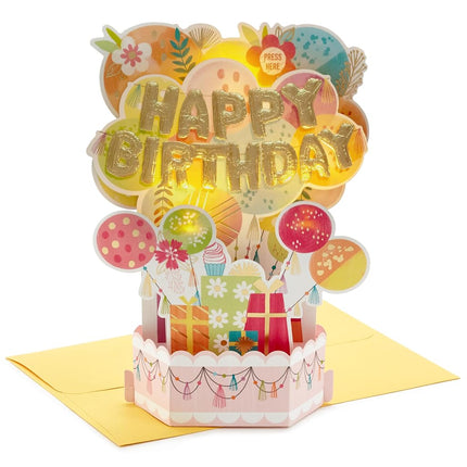 Hallmark Paper Wonder Musical Pop Up Birthday Card