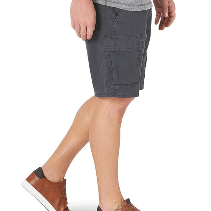 Wrangler Authentics Men's Classic Cargo Stretch Short, Charcoal, 22