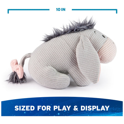 GUND Disney Peluche de punto oficial de Eeyore, Winnie the Pooh, animal de peluche para mayores de 1 año, gris, 25.4 cm