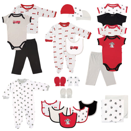 Luvable Friends Unisex Baby Layette Gift Cube, Fir