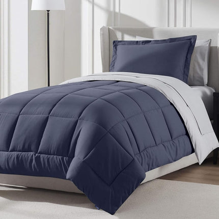 Nestl Twin XL Comforter Set 5 Piece - Reversible T