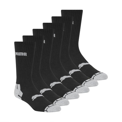 PUMA Men's 6 Pack Crew Socks