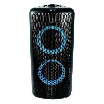 Rockville Elite Party 65 Bluetooth Party Speaker, 2000W Peak/500W RMS, Karaoke Effects, LED Lights, Guitar/Optical Inputs, for Events and Parties