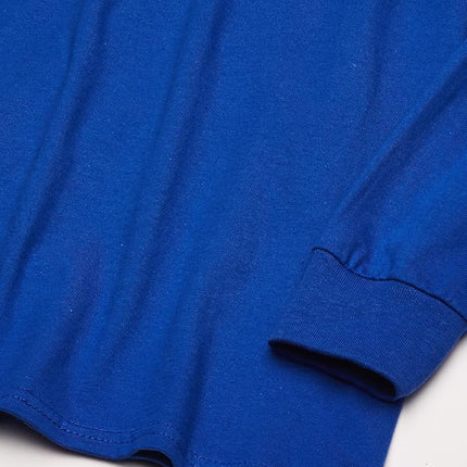 Hanes Men's Beefy Long Sleeve Shirt, Deep Royal, M