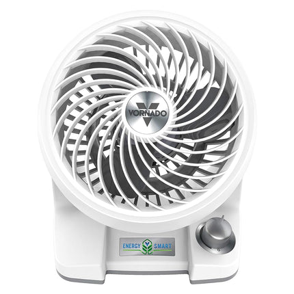 Vornado 133DC Energy Smart Compact Air Circulator Fan with Variable Speed Control, Powerful Personal Cooling, Signature Vortex Action, Adjustable Tilt, Fan for Bedroom, Kitchen, and Home, White