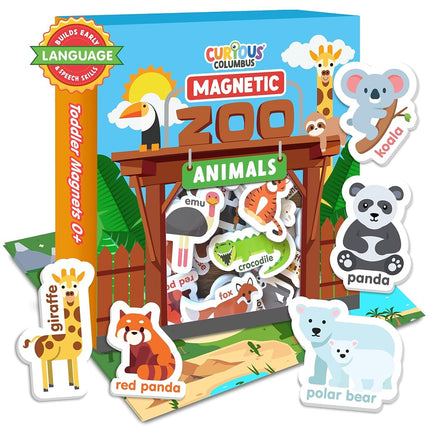 Curious Columbus Zoo Animal Fridge Magnets for Tod
