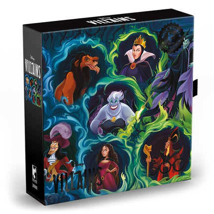 Ceaco – Disney Villains - 500 Piece Noir Select Jigsaw Puzzle Colorful Puzzles for Adults – Precision-Cut Pieces, Beautiful Artwork, and Hours of Fun
