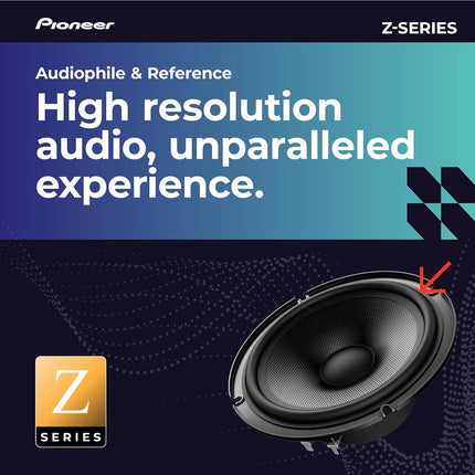 Pioneer TS-Z65C 330W 17cm 2-Way Component Speaker System