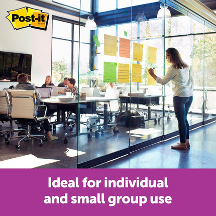 Post-it Super Sticky Big Notes, 27,9 cm x 27,9 cm, 1 bloc, 2 veces más poder adhesivo, Naranja Neón (BN11O)