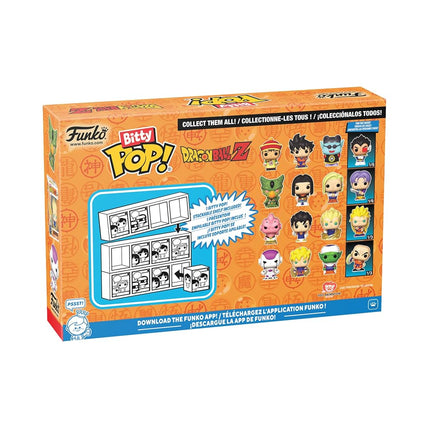 Funko Bitty POP! Dragon Ball Z and A Surprise Mystery Mini Figure - 0.9 Inch (2.2 Cm) Collectable - Stackable Display Shelf Included - Gift Idea - Party Bags Stocking - Cake Topper - Anime Fans