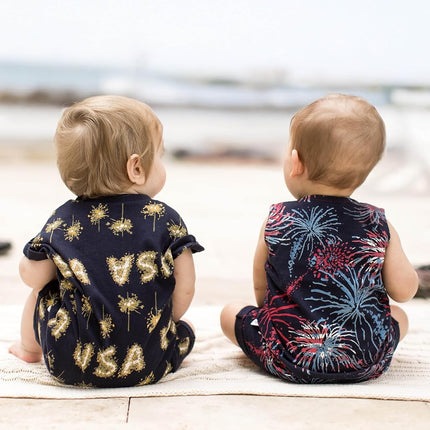 Burt's Bees Baby baby-boys Romper Jumpsuit, 100% Organic Cotton One-piece CoverallBaby and Toddler Layette Set, Fossil Sweet Rib, 6-9 Months