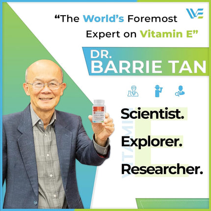 Complément de vitamine E Tocotriénols dérivé de rocou – DeltaGold, sans tocophérol, favorise le cholestérol, l'inflammation, la santé du cerveau et de la peau (300 mg, 30 gélules)