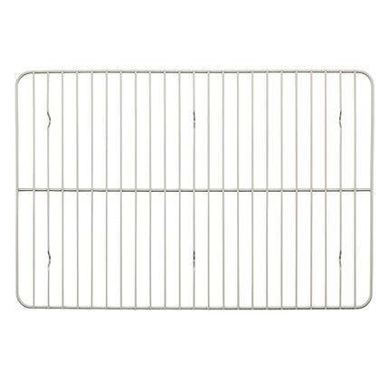 Juego de utensilios de horno antiadherentes Rachael Ray sin agarres, bandejas para hornear galletas antiadherentes y rejilla de enfriamiento - 2 piezas, plateado