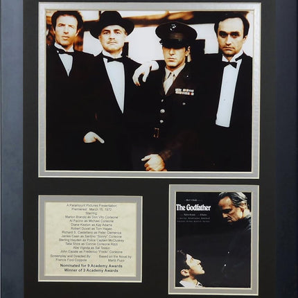 Legends Never Die The Godfather Framed Photo Collage, 11 by 14-Inch