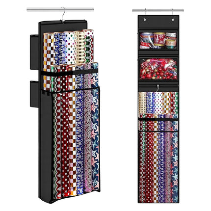 Hanging Wrapping Paper Organizer Storage, Over Doo