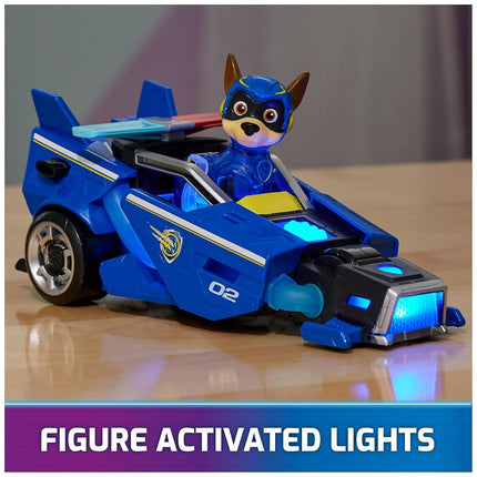 Paw Patrol: The Mighty Movie, Airplane Toy with Skye Mighty Pups Action Figure, Lights and Sounds, Kids Toys for Boys & Girls 3+