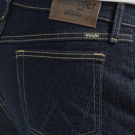 Wrangler Men's Free-to-Stretch Regular Fit Jean, Rinse Denim, 36W x 29L
