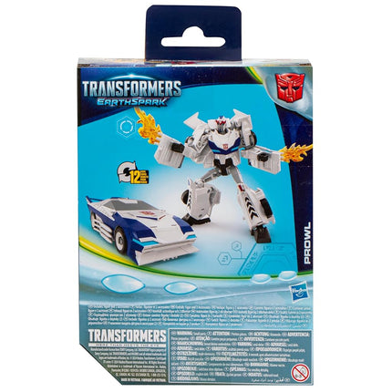 Transformers EarthSpark Deluxe Class Prowl 5-Inch Robot Action Figure, Converts in 12 Steps, Interactive Toys for Boys for Girls Age 6 and Up