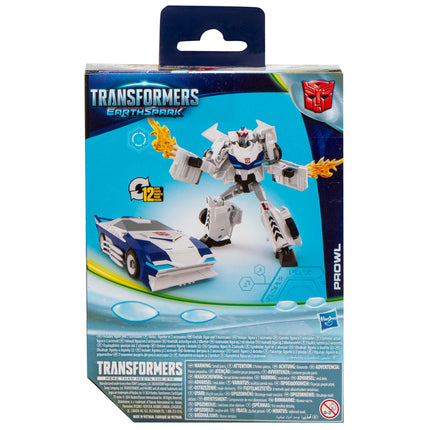 Transformers EarthSpark Deluxe Class Prowl 5-Inch Robot Action Figure, Converts in 12 Steps, Interactive Toys for Boys for Girls Age 6 and Up
