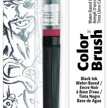Pentel Color Brush Pen, Black (GFLBP101)