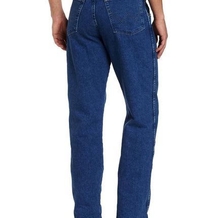 Wrangler Mens Rugged Wear Performance Series Relaxed Fit Jeans, Stonewashed, 46 Blue