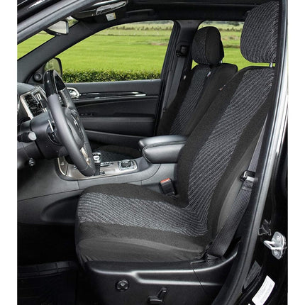 DICKIES 3003417LD, Morrisey Black 2-Piece Seat Cover Set