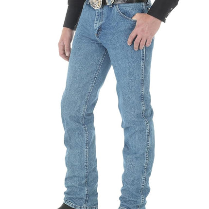 Wrangler Men's Premium Performance Cowboy Cut Slim Fit Jean, Stonewashed, 30W x 34L