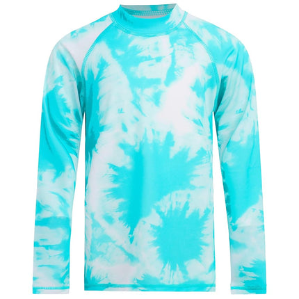 Kanu Surf Keri Rashguard UPF 50+ para niñas, Azul Beach Girl, 3T