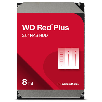 WD Red Plus 8TB NAS 3.5" Internal Hard Drive - 564