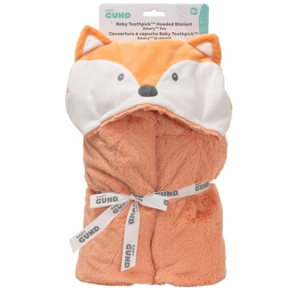 GUND Baby Lil’ Luvs Hooded Blanket, Emory Fox, Ultra Soft Plush Security Blanket for Babies and Newborns