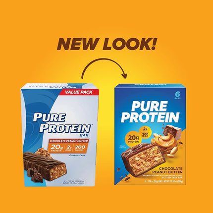 Paquete variado de barras Pure Protein Revolution - 31.74 oz. - 18 unidades.