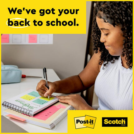 Post-it Super Sticky Notes, 3 x 3-Inches, Black, 5-Pads/Pack
