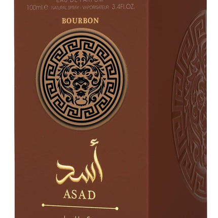 Asad Bourbon by Lattafa for Men - 3.4 oz EDP Spray