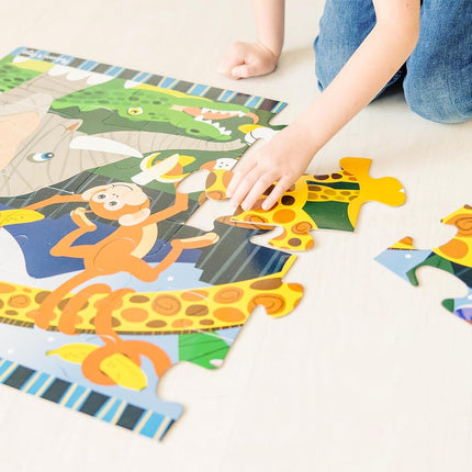 Melissa & Doug Safari Social Floor Puzzle (2'x3')